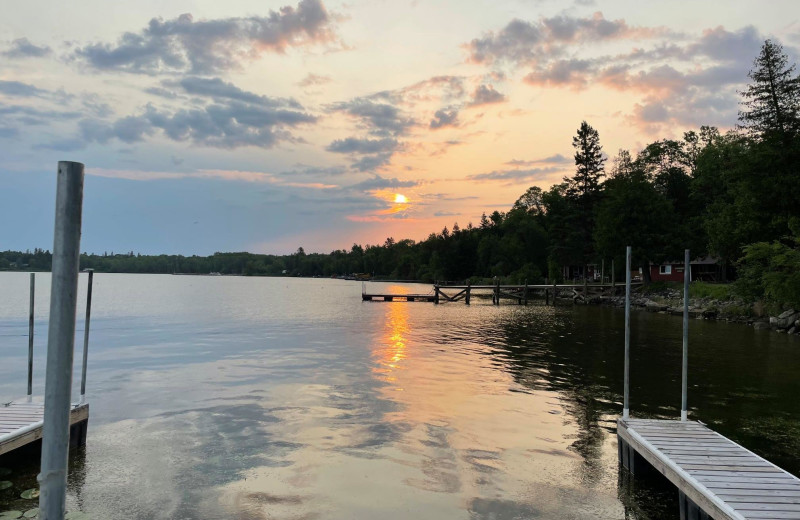 Lake view at Oak Island Resort.