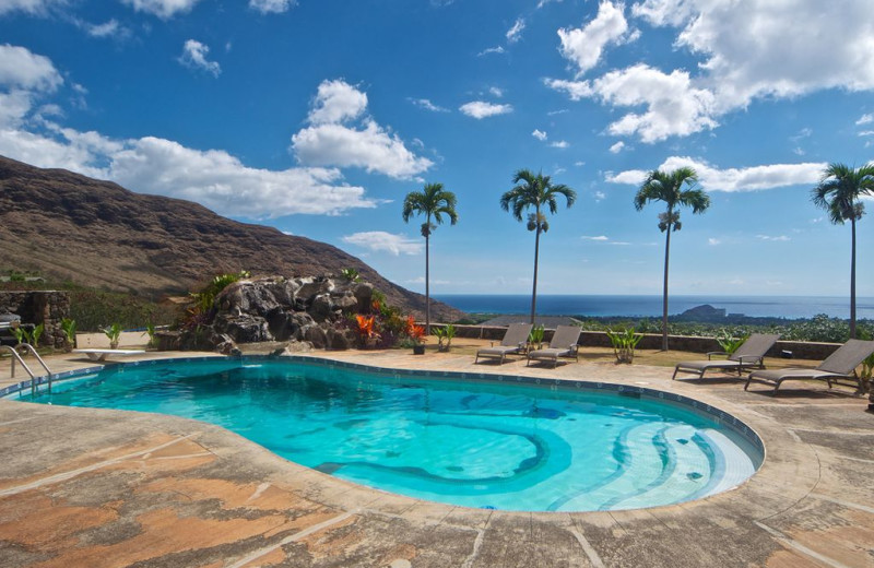 Rental pool at Hawaiian Vacation Rentals.