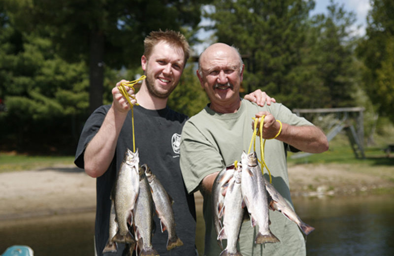 Fishing at Nor'Wester Lodge & Canoe Outfitters.
