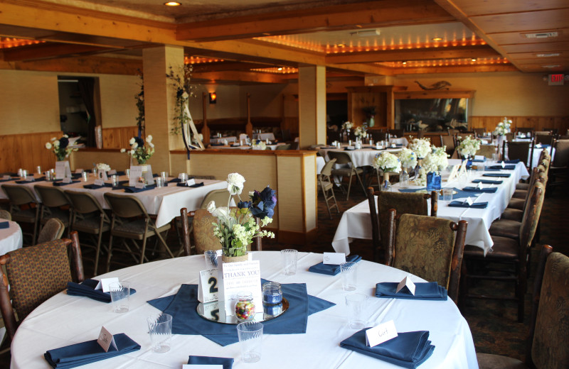 Wedding reception at Big Sandy Lodge & Resort.