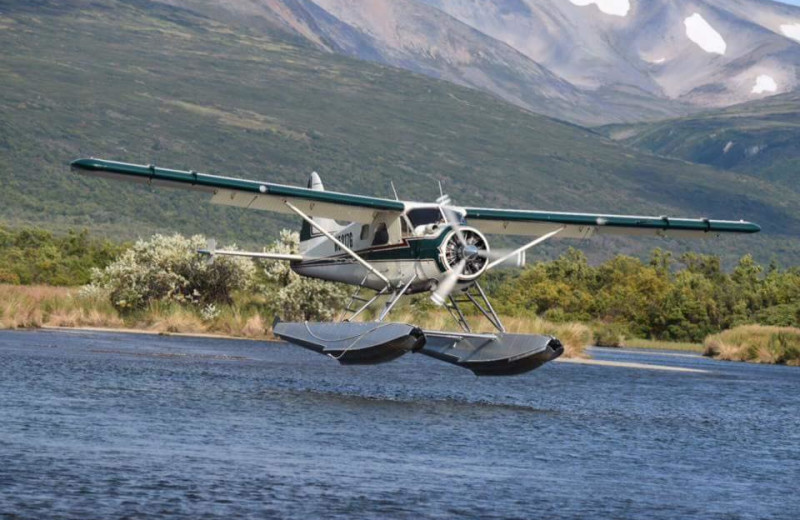 Plane at Nushagak River Adventure Lodge.