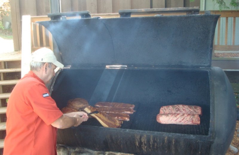 BBQ at Gunflint Lodge.