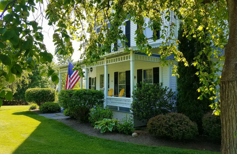 Exterior view of The Fox and The Grapes Bed and Breakfast.