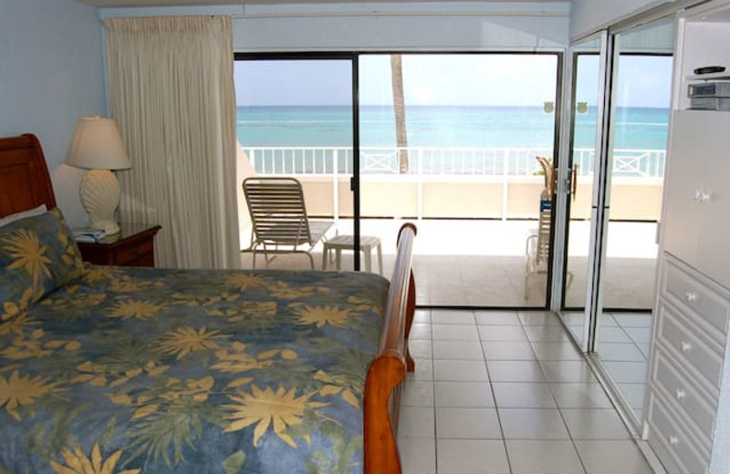 Guest room at Sunset Cove (Formerly Treasure Island Condos).