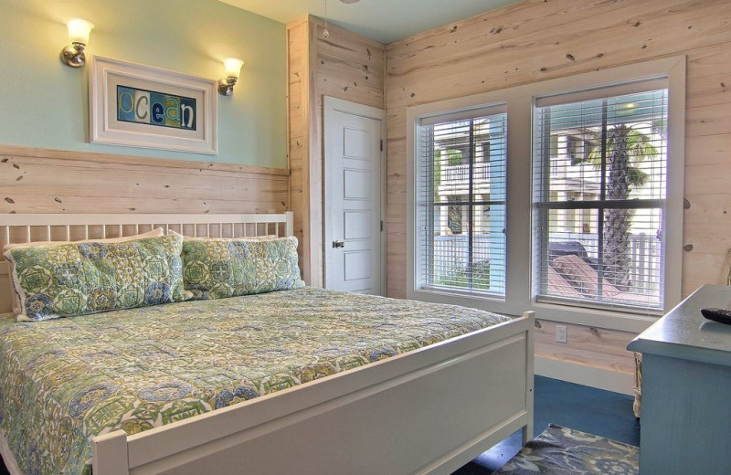 Rental bedroom at Silver Sands Realty.