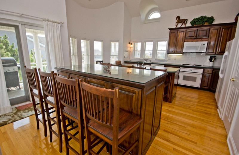 Rental kitchen at Beach Realty & Construction.