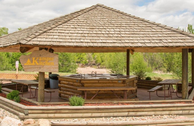 Pavilion at Colorado Springs KOA.