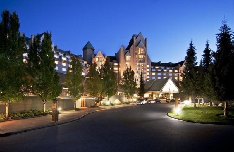 Exterior view of The Fairmont Chateau Whistler.