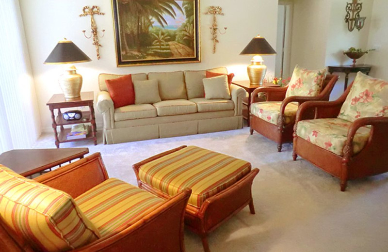 Rental living room at CNE Vacation Rental.