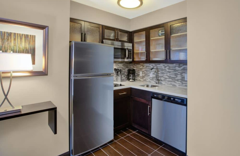 Guest kitchen at Staybridge Suites - Benton Harbor.