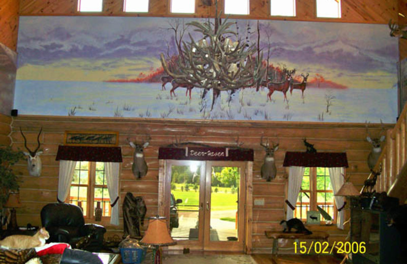 Interior view of Deer Haven Acres.