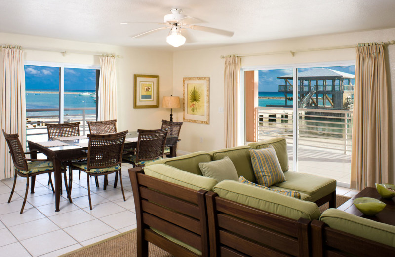 Guest room at Carib sands Beach Resort.