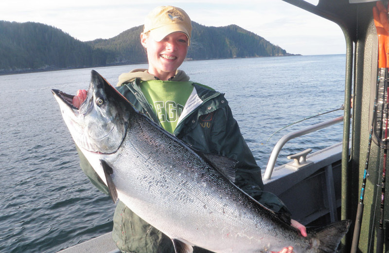 Fishing at Kingfisher Charters & Lodge.