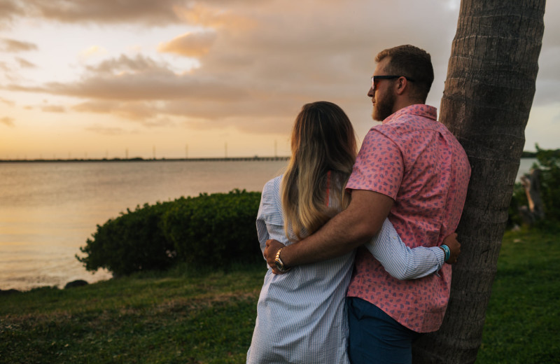 Couple at Hawks Cay Resort.