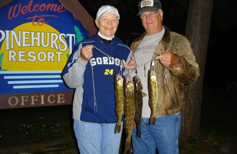 Fishing at Lykins Pinehurst Resort.