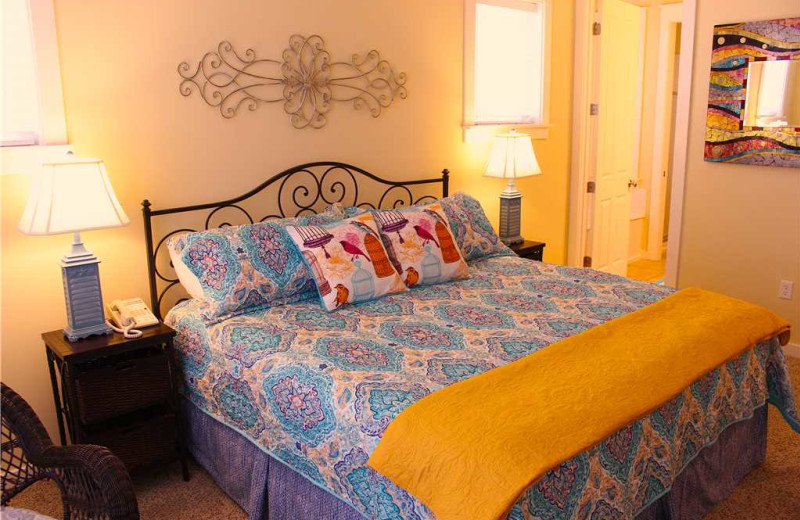 Rental bedroom at Have Travel Memories Rentals.