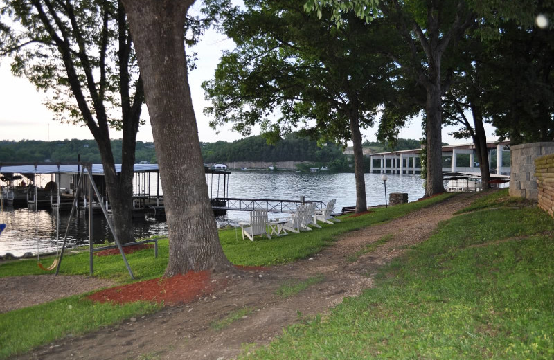 Lake view at Lake Breeze Resort.