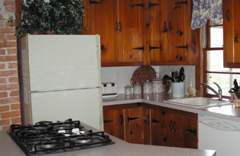 Kitchen View at Cottage at Long Haul
