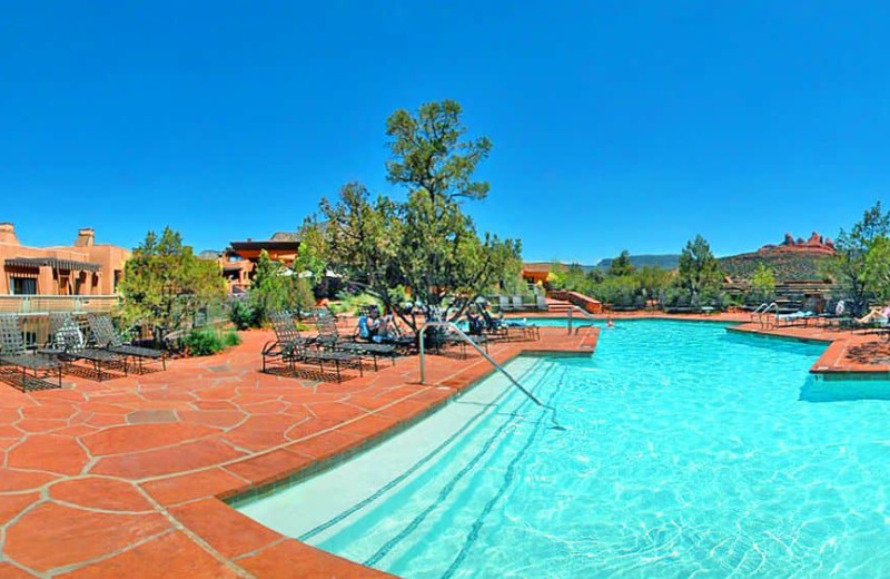 Outdoor pool at Hyatt-Pinion Point Resort.