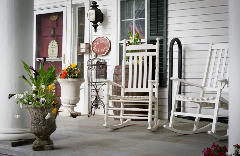 Porch at Inn at Stockbridge.