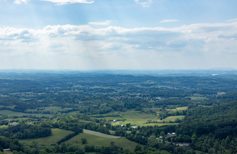 View from American Patriot Getaways - 4 States View.