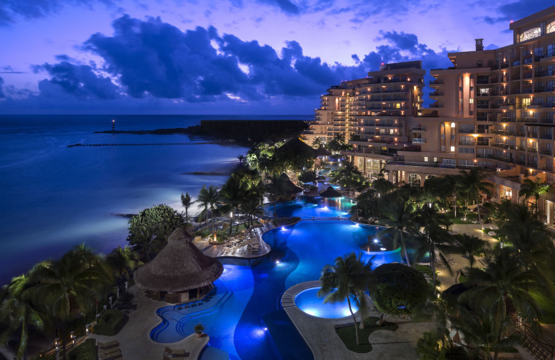 Exterior view of Fiesta Americana Grand Coral Beach Cancun.