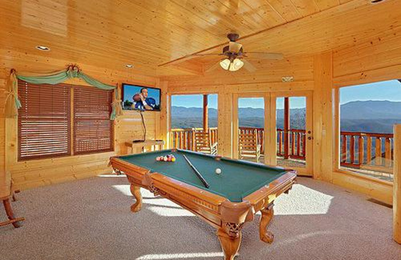 Pool room at Nothin' But Views.