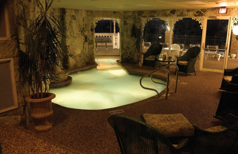 Indoor pool at Boardwalk Plaza Hotel.