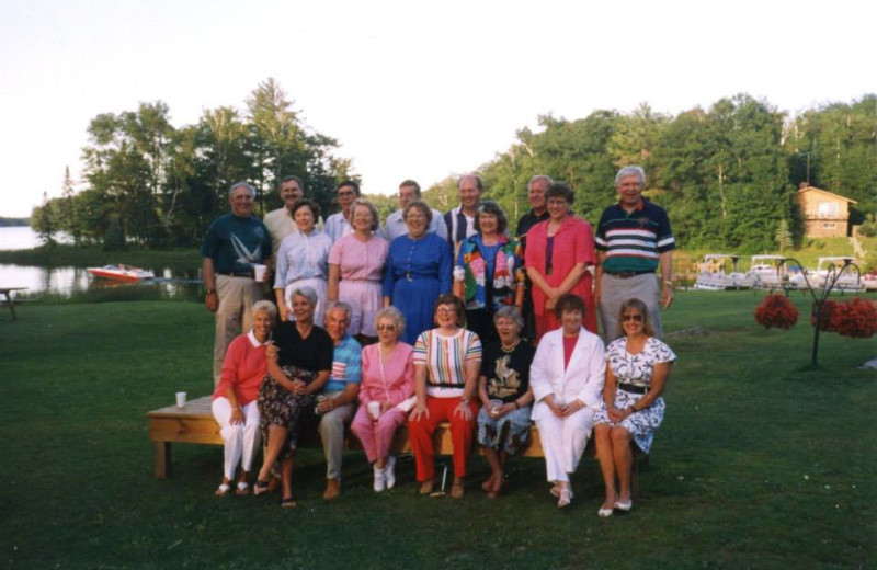 Family reunions at Lakewoods Resort.
