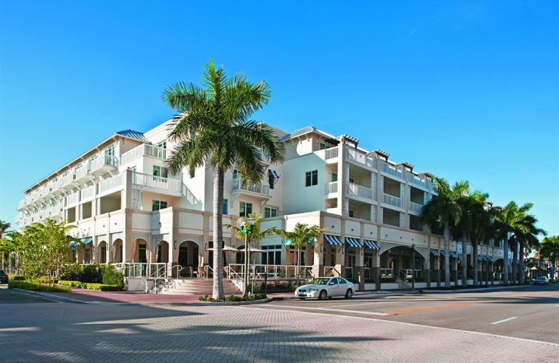 Exterior view of The Seagate Hotel & Spa.