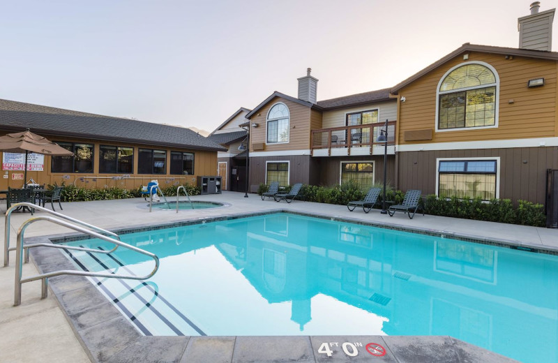 Outdoor pool at Best Western Plus Stevenson Manor.