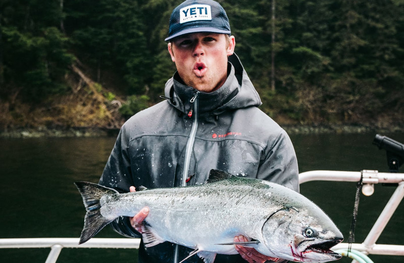 Fishing at Elfin Cove Resort.