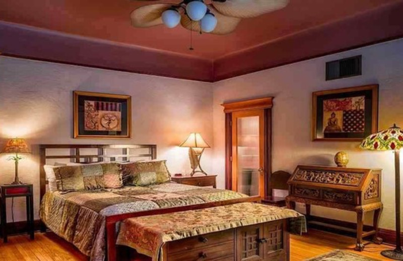 Guest room at Big Blue House.