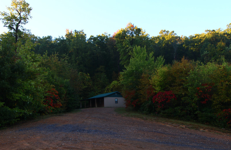 Exterior view at Heath Valley Cabins.