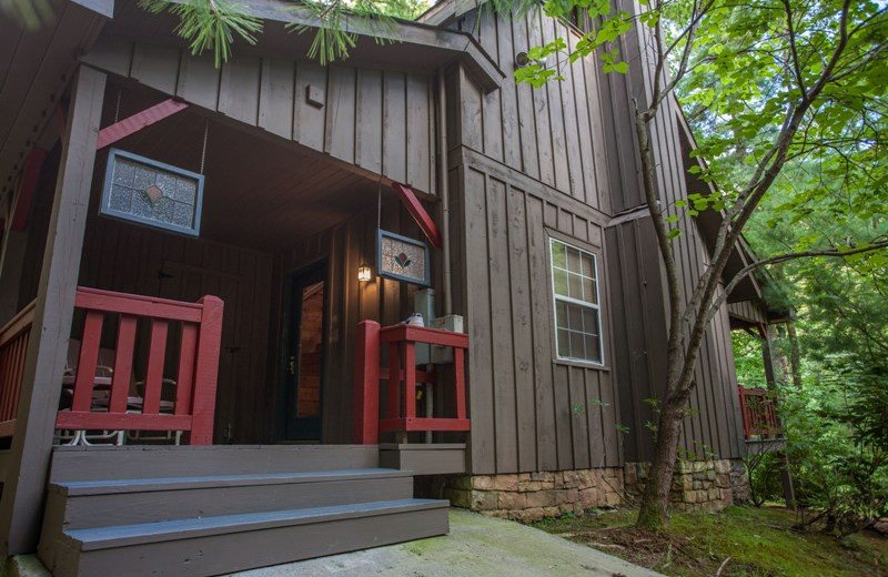 Rental exterior at Wilderness View Cabins.