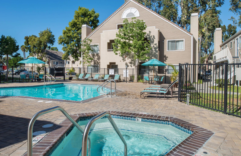 Outdoor pool at Residence Inn Oxnard River Ridge.