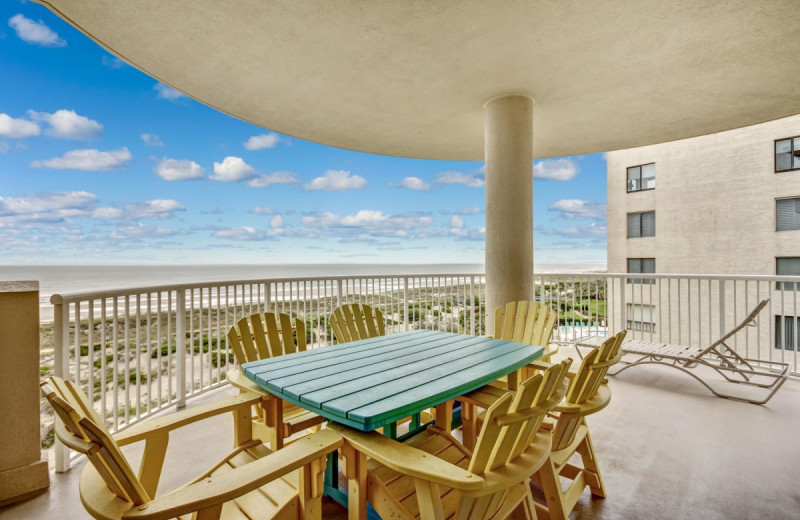 Rental balcony at Amelia Rentals and Management Services.