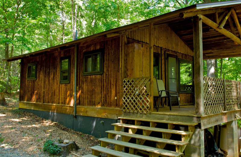 Cabin exterior at Montfair Resort Farm.