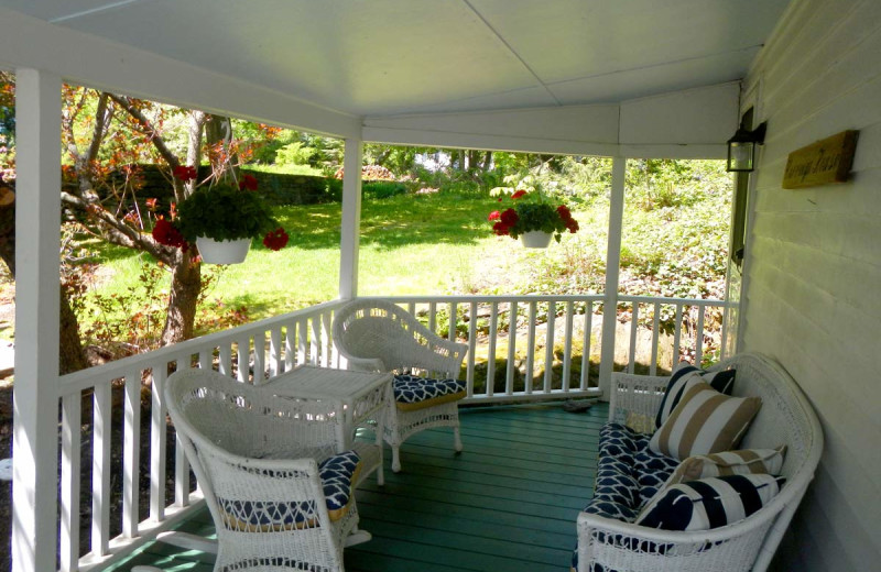 Carriage porch at Birchwood Inn.