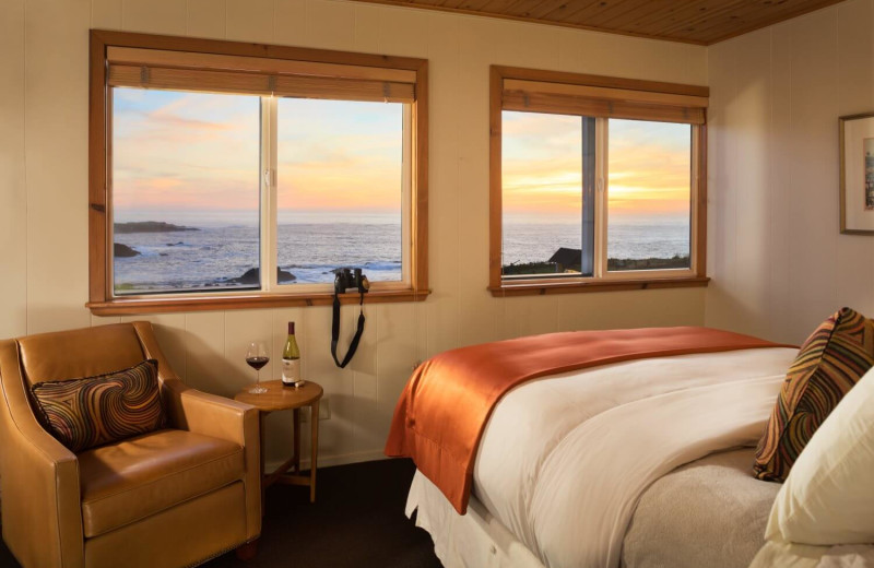 Guest room at Sea Rock Inn.