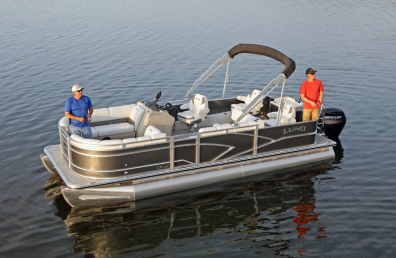 Pontoons at Vacationland Resort.