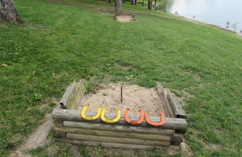 Horseshoes at Vickery Resort On Table Rock Lake.