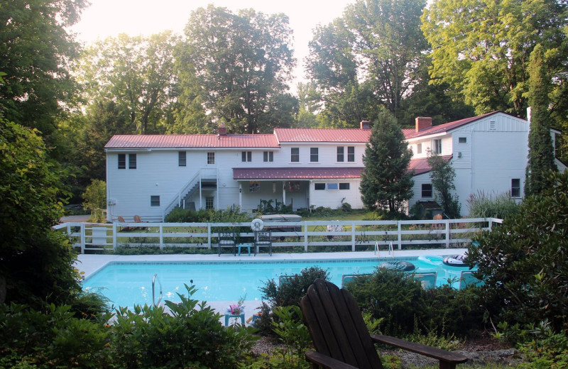 Pool at Buttonwood Inn.