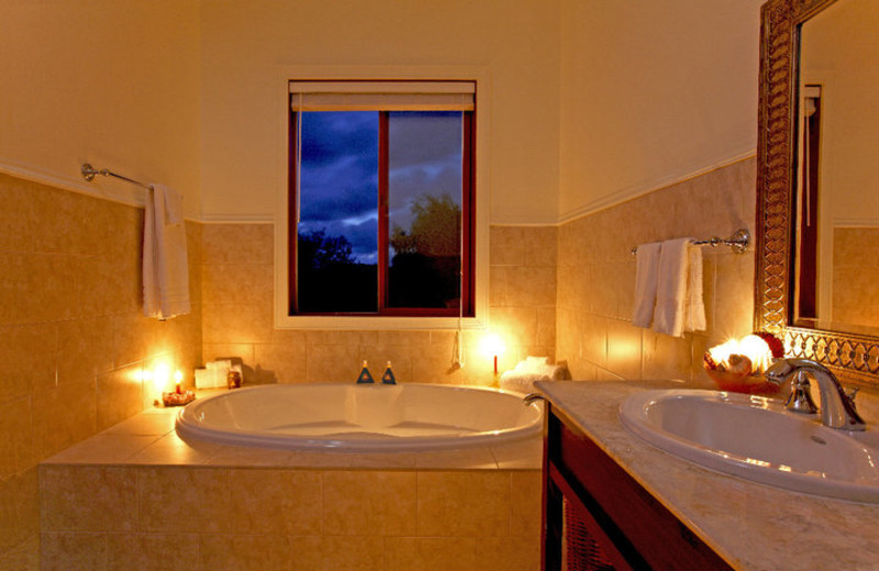 Guest bathroom at Hawaii Island Retreat.