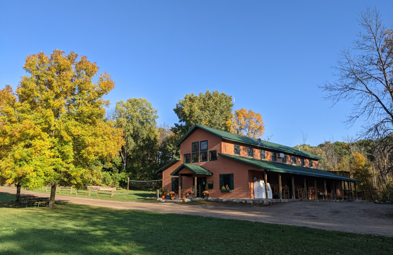 The Lodge has a meeting room, game room, cafe, laundry room, gift shop, and lots of items to check out