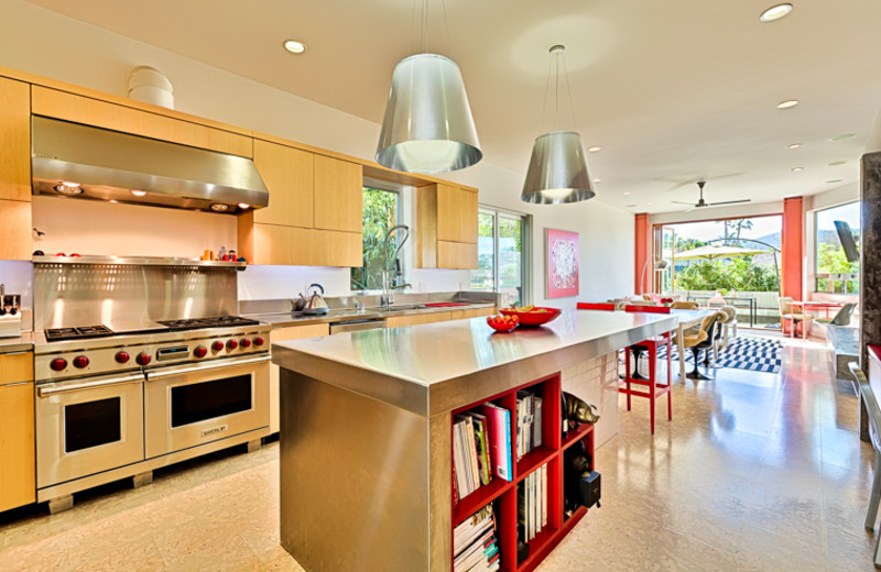 Rental kitchen at Seabreeze Vacation Rentals, LLC-Orange County.