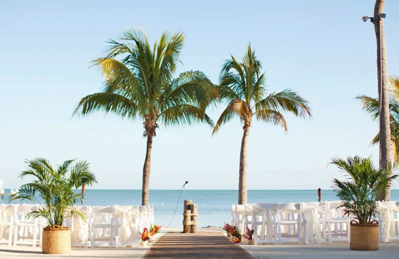 Wedding on the beach at Cheeca Lodge & Spa.