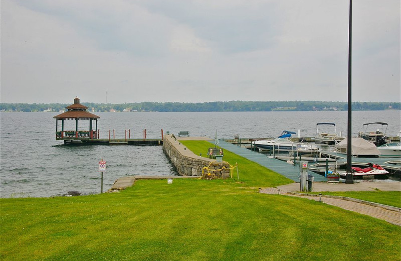 Dock at Stone Fence Resort.