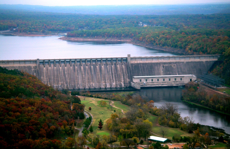 Dam near Copper John's Resort.