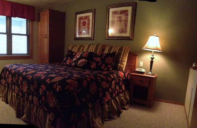 Guest room at High Point Inn.